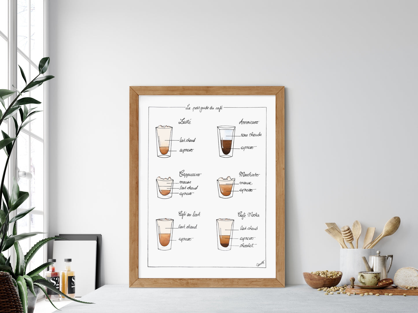 Le petit guide du café 8 x 10 pouces